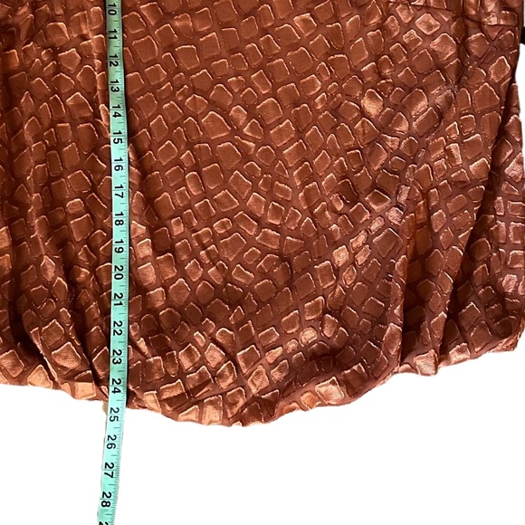 NWT Alfani orange sheer overlay blouse size 1X. E#106 - Picture 3 of 8